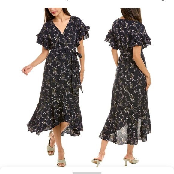 Max Studio Dresses & Skirts - *SOLD X LIST*Max Studio Floral Green Dress Size M